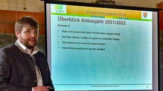 Stefan Fröber, Geschäftsführer des Kreisbauernverbandes Main-Tauber, präsentierte eine eher mäßige und durchwachsene Erntebilanz.