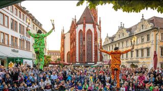Die ganze Innenstadt ein großes Theater: Vom 9. bis 11. September findet in Würzburg wieder das Straßenmusikfestival statt.