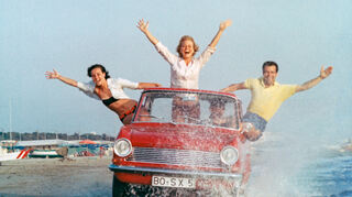 mid Groß-Gerau - Ausreichend Platz für vier Personen: im Opel Kadett A aus dem Modelljahr 1962.