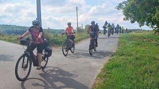 Nach Distelhausen führte die Tour des Vereins Mühlenradweg.