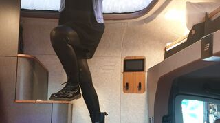 mid Düsseldorf - Die Komforttreppe ermöglicht den einfachen Aufstieg zum Schlafbereich.