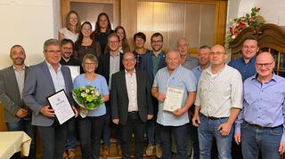 Bei der Jahreshauptversammlung des Musikvereins Höpfingen wurden Mitglieder geehrt.
