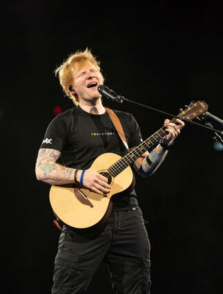 Ed Sheeran in seinem Element.