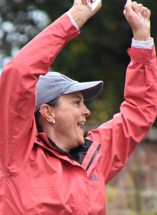 Sport macht glücklich: Die strahlenden Gesichter der Teilnehmer am Benefizlauf der Kaufmännischen Schule Tauberbischofsheim sprachen Bände.