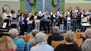 Für einen gelungenen Liedernachmittag sorgten in der Madelberghalle die Chöre aus Dertingen und Remlingen.