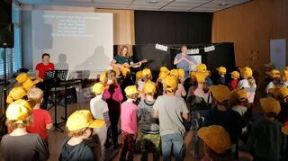 Über 60 Kinder ließen die ökumenische Kinderbibelwoche auf sich wirken.