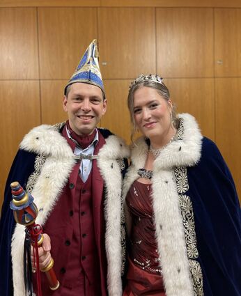 Prinz Carsten I. und Prinzessin Kerstin II. freuen sich auf eine ungetrübte und fröhliche zweite Amtszeit.