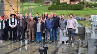 Die Freude über dem Baufortschritt bei der neuen Wohneinrichtung des Caritasverbands im Tauberkreis war anlässlich des Richtfests groß. Lediglich höhere Kosten trübten die Stimmung.