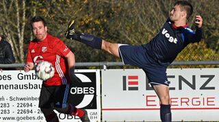 Die SpG Sindolsheim/Rosenberg II war mit vollem Körpereinsatz dabei und setzte sich auswärts gegen den FC Schweinberg durch.