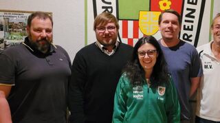 Generationswechsel an der Spitze des TSV Schweigern (von links): Carsten König, Christoph Kastl, Saskia Becker, Christian Weiss, Manfred Volk und Ferdinand Eck.