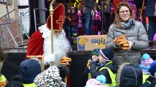 Auch der Nikolaus wird – wie im Jahr 2019 – zu Gast auf dem Buchener Weihnachtsmarkt sein.