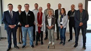 Die Geehrten für 40 Jahre im öffentlichen Dienst in den Jahren 2020, 2021 und 2022 (von links).