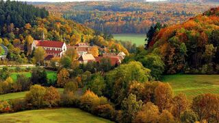 Blick auf das Kloster: Karl Kolban aus Tauberbischofsheim belegt mit seinem Foto Platz drei.