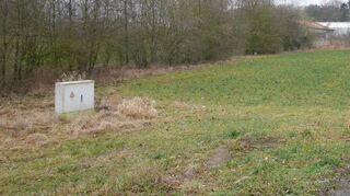 Der spätere Standort des geplanten Wegs Birkenbüschlein/Rotbild.