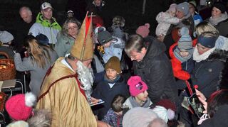 Auch der Nikolaus gab sich die Ehre.