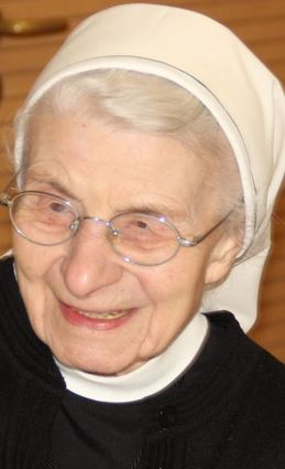 Ihr Strahlen wird fehlen: Schwester Roswitha bei ihrem Abschiedsempfang.