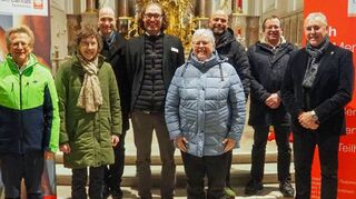 Der neu gewählte Caritasrat mit Vorstand.