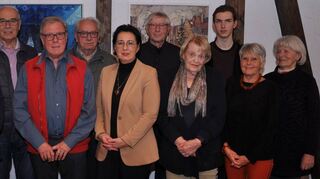 Der neugewählte Vorstand des Kulturvereins Grünsfeld.