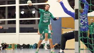 In der Breite stimmte die Leistung: HSG-Linksaußen Felix Maier mit 11 Toren.