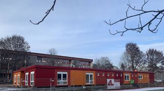Ziel ist es, das Kindergarten-Containerdorf zum 9. Januar zu öffnen.