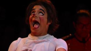 Clown Chiristinn als „Drama-Queen“.