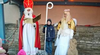 Der Altheimer Weihnachtsmarkt war wieder stimmungsvoll.
