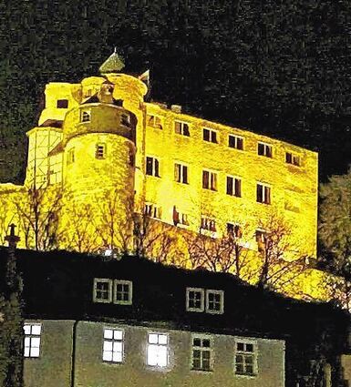 Die Burgbeleuchtung wird vorerst nicht mehr angeschaltet.