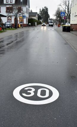 Auch die Straßen wurden mit Erinnerungen bemalt.