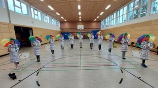 Die Juniorenschautanz der FG „Fideler Aff“ Walldürn studiert seit Mai einen neuen Tanz mit neuen Kostümen ein.