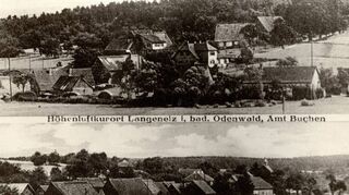 „Luftkurort“ Langenelz: Aus den 1920-er Jahren stammt diese Aufnahme.