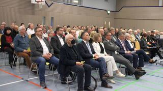 Viele Bürger nahmen am Neujahrsempfang der Gemeinde Seckach in der Großeicholzheimer Schlossgartenhalle teil.