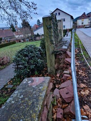 Die Mauer ist denkmalgeschützt.