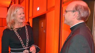 Bürgermeisterin Anette Schmidt hatte für jeden Gast ein persönliches Wort parat.