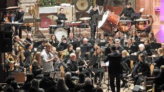 Beeindruckend und überzeugend – optisch wie akustisch – erfreute das symphonische Blasorchester Lengfurt.