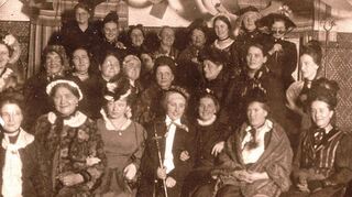 Kappenabend in den 1920er Jahren im „Deutschen Hof“ (Nachlass R. Henn).