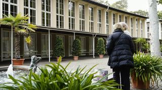 Die 1935 erbaute Wandelhalle im Kurpark muss grundlegend saniert werden. Dabei soll der Charakter des Bauwerks erhalten bleiben.