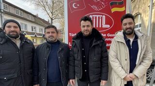Das Vorstandsteam der Türkisch-Islamischen Gemeinde mit Murat Yildirim, Celil Cemalioglu, Önder Turan und Kerim Cosgun (von links).