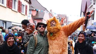 Schaut her, wir waren auch mit von der Partie . . .