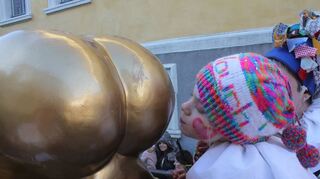 Höchste Hingabe beim Blecker-Kuss.