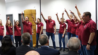 Der Chor Royal bereicherte den Festakt musikalisch.