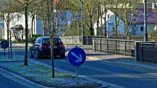 Die „Überquerungshilfe“ am Kult war Gegenstand von Kritik und Nachfragen in der Bürgerfragestunde des Gemeinderats.