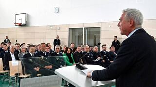 Der stellvertretende Ministerpräsident und Innenminister, Thomas Strobl, gab in seiner Rede mehrfach ein klares Bekenntnis zum Hochschulstandort in Wertheim ab.