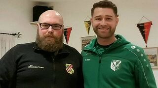 Die Abteilungsleiter der neuen Spielgemeinschaft: Christoph Auer (Edelfingen) und Christian Wenzel (links), der morgen auf der Jahreshauptversammlung zum Abteilungsleiter Fußball beim SV Löffelstelzen gewählt werden soll.