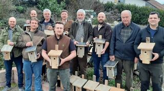 Die Hegegemeinschaft Buchen hat 220 Nistkästen gebaut, um die heimischen Vögel zu unterstützen.