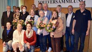 Zahlreiche Vorstandsmitglieder des Main-Neckar-Turngaus wurden bei der Vollversammlung in Sennfeld nach langjähriger Tätigkeit verabschiedet und deren Ämter neu besetzt.