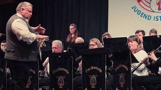 Die Musikkapelle aus Mechenhard.