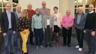 Langjährige Mitglieder des TV Wertheim wurden in der Jahreshauptversammlung geehrt.