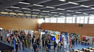 Sogar an einem Samstag kamen hunderte Schüler in die Wertheimer Main-Tauber-Halle.