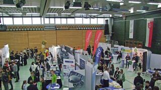 Über gute Gespräche freuten sich die Aussteller, hier auf der Messe in Tauberbischofsheim.