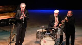Alte Bekannte in Weikersheim: Die Jazzer vom „International Trio“.